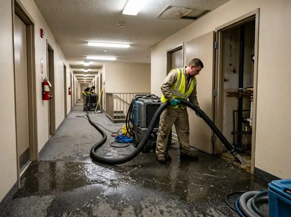 multi-unit-apartment-hallway-f-005 — frequently asked questions, Emergency Burst Pipe Water Extraction & Removal in State Co…